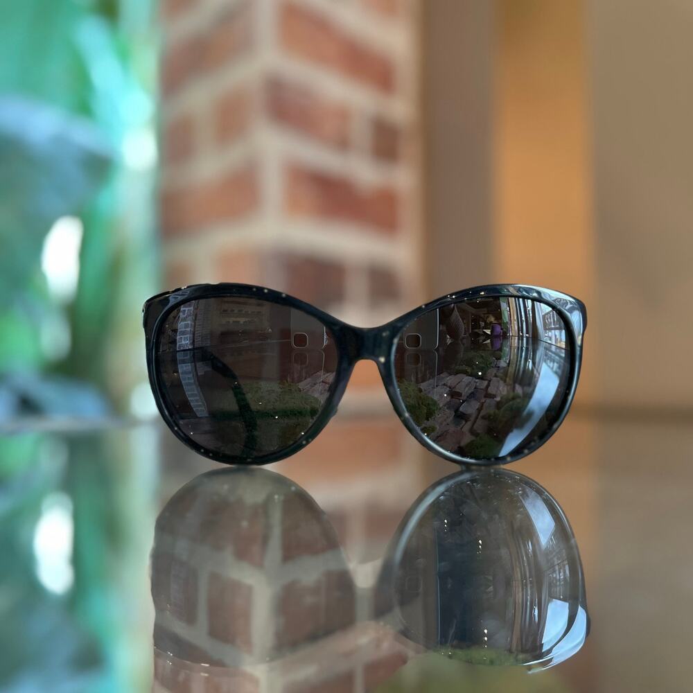 GUCCI GG3797/F/S ANWY1 Black Acetate Cat Eye Sunglasses